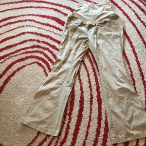 Khaki maternity pants